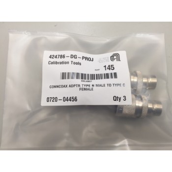 AMAT 0720-04456 CONN COAX ADPTR TYPE N MALE TO TYPE C FEMALE